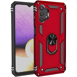 Колір: Червоний - Чохол TPU Serge Ring Case Red для Samsung Galaxy A72 SM-A725