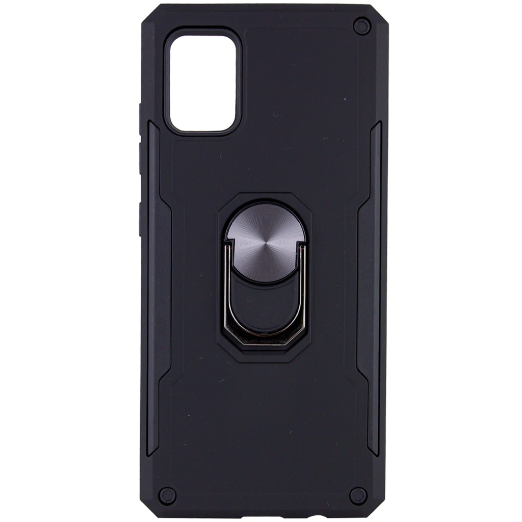 Чехол TPU SG Ring Color Case Black для Samsung Galaxy A51 SM-A515
