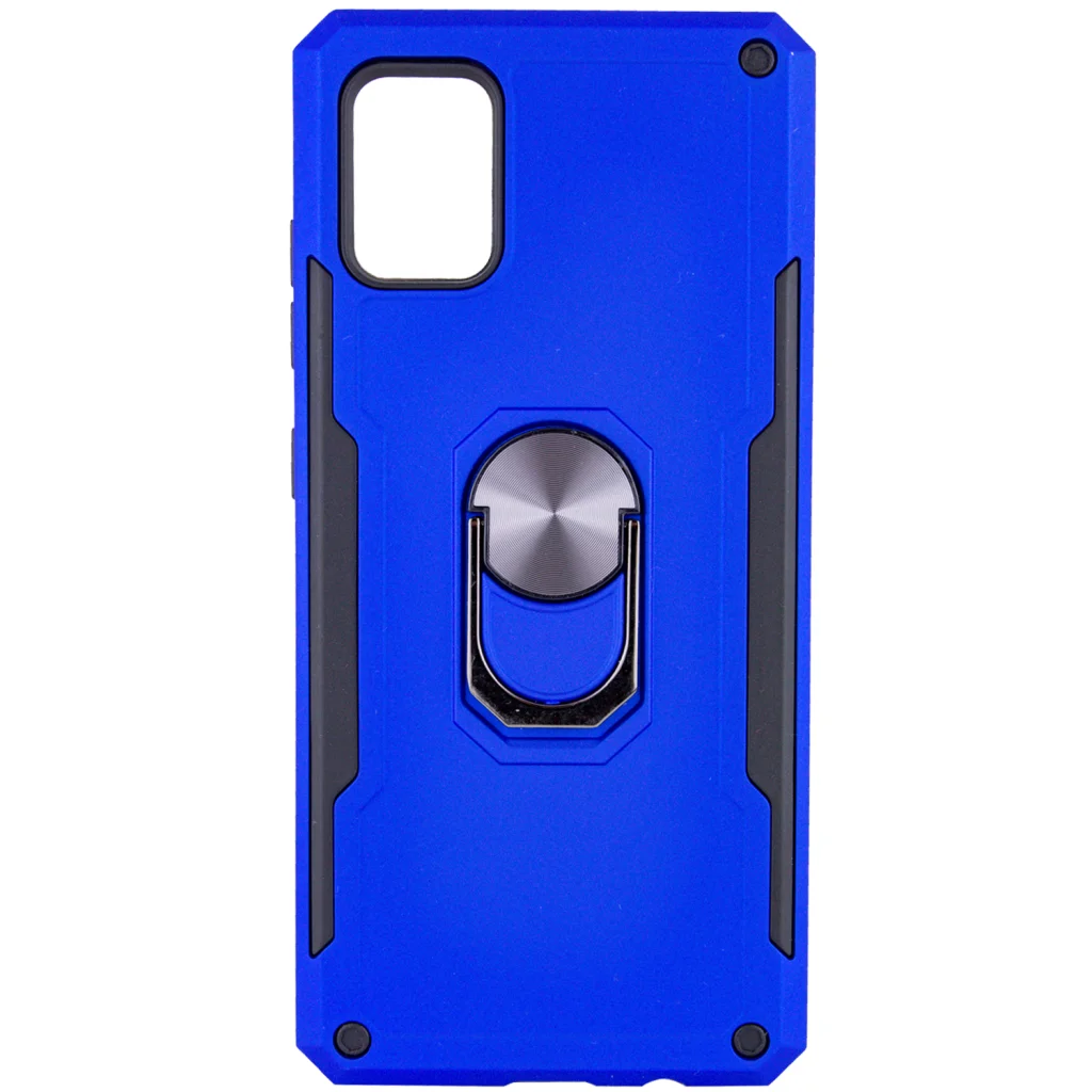 Чехол TPU SG Ring Color Case Blue для Samsung Galaxy A51 SM-A515