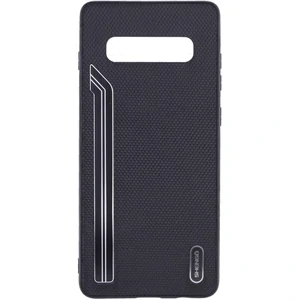 Чехол Shengo Textile Series Black для Samsung Galaxy S10 Plus SM-G975