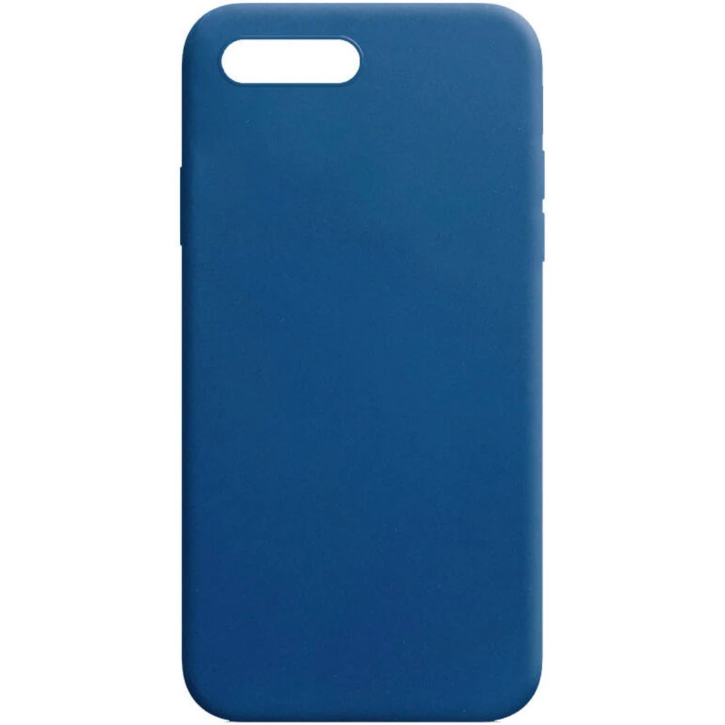 Чехол Apple iPhone 7 Plus, iPhone 8 Plus Silicone Case Candy Dark Blue