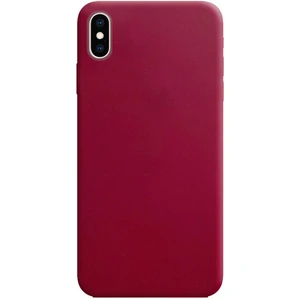Цвет: Бордовый - Чехол Apple iPhone XS Max Silicone Case Candy Bordo
