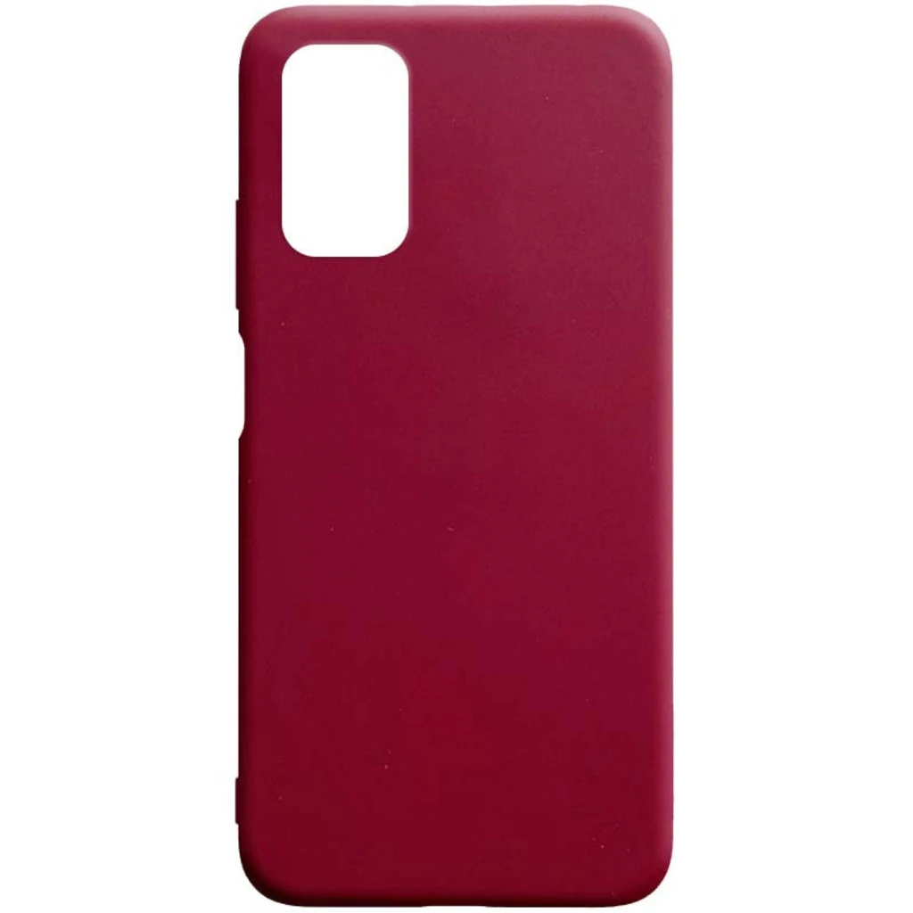 Чехол Xiaomi Poco M3 Silicone Case Candy Bordo