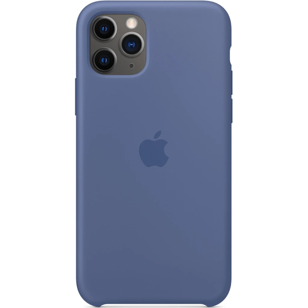 Чехол Apple iPhone 11 Pro Max Silicone Case Linen Blue (HQCo)