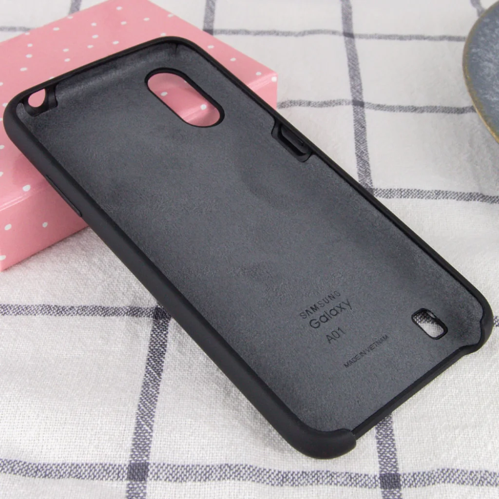 Чехол Samsung Galaxy A01 2020 SM-A015 Silicone Original Soft Case Green