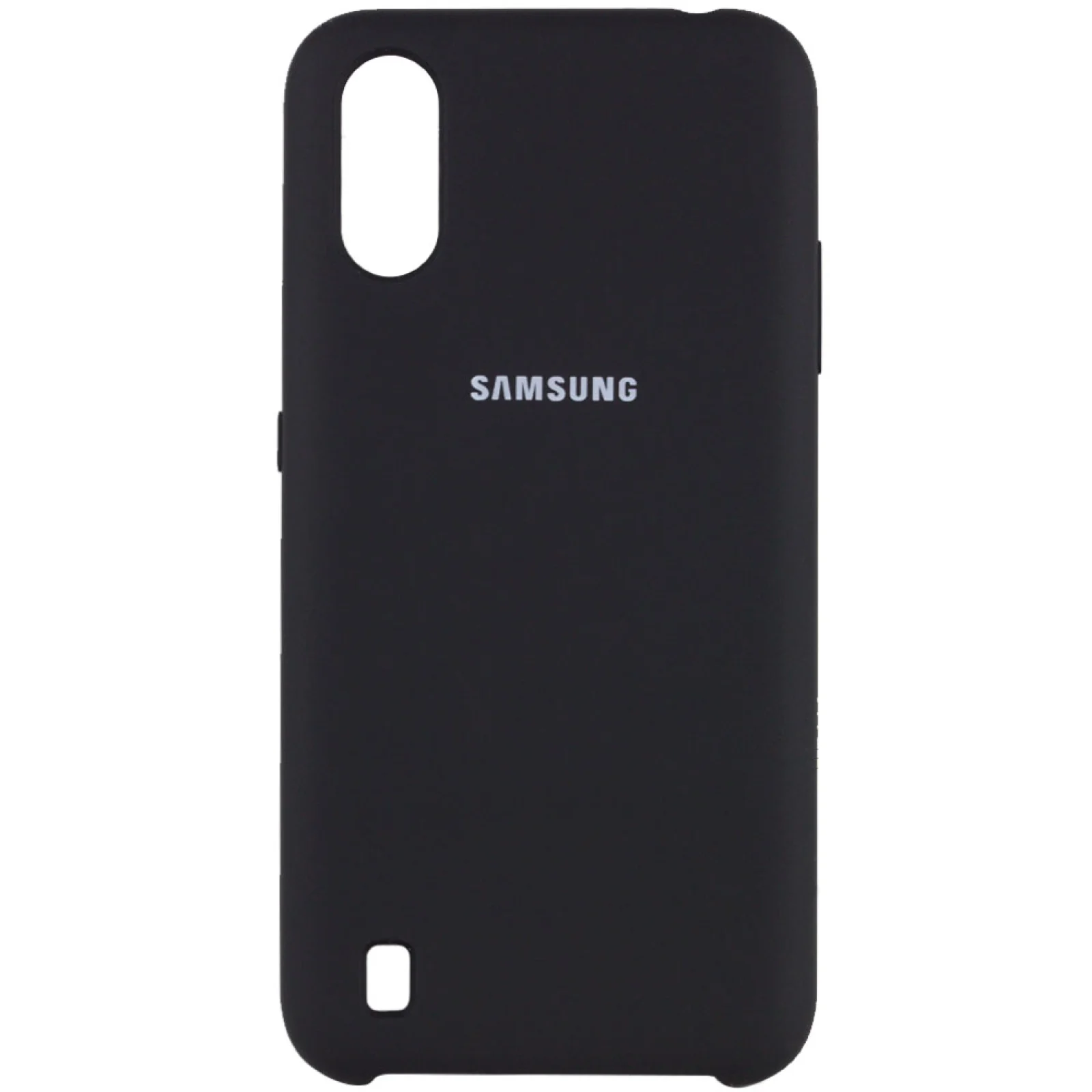 Чохол Samsung Galaxy A01 2020 SM-A015 Silicone Original Soft Case Black