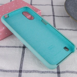 Чехол Samsung Galaxy A01 2020 SM-A015 Silicone Original Soft Case Light Blue