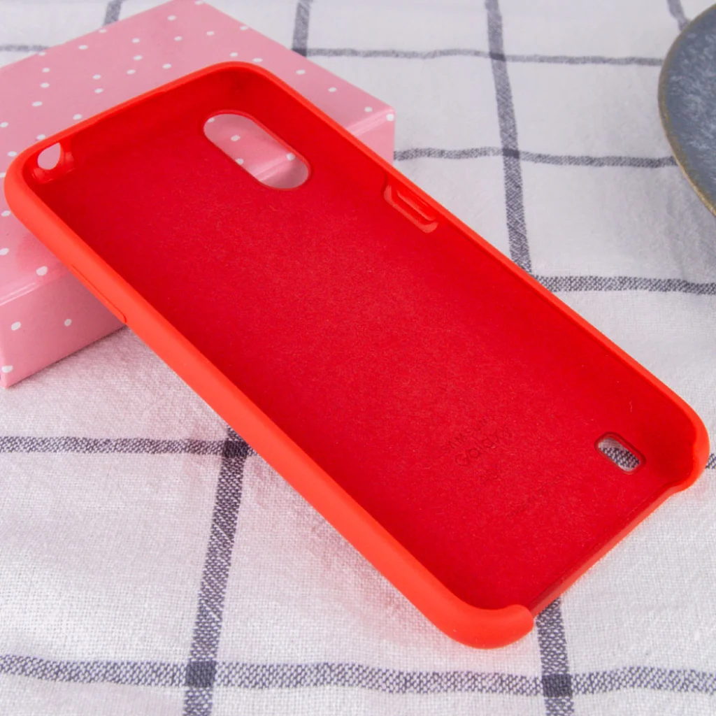 Чохол Samsung Galaxy A01 2020 SM-A015 Silicone Original Soft Case Red