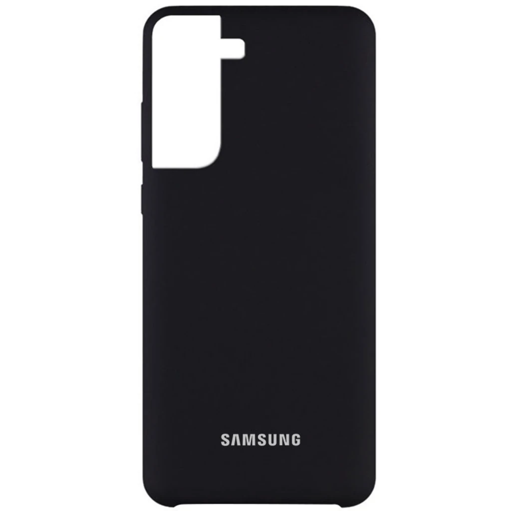 Чехол Silicone Cover (AA) Black для Samsung Galaxy S21 Plus SM-G996