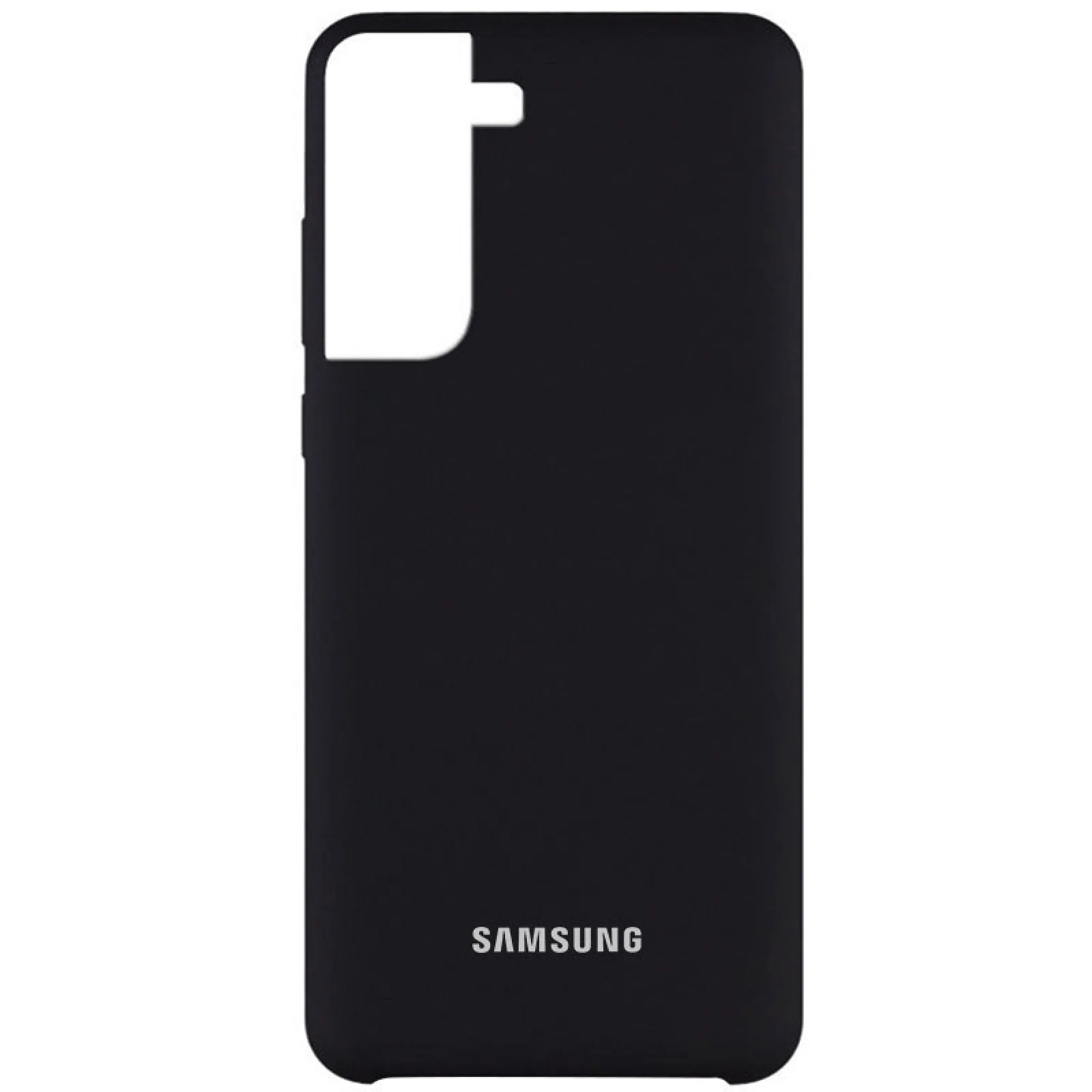 Чехол Silicone Cover (AA) Black для Samsung Galaxy S21 Plus SM-G996