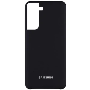 Цвет: Черный - Чехол Silicone Cover (AA) Black для Samsung Galaxy S21 Plus SM-G996