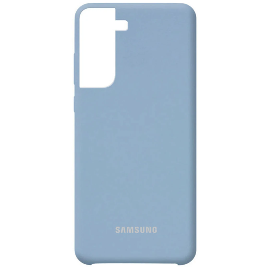 Чехол Silicone Cover (AA) Lilac Blue для Samsung Galaxy S21 Plus SM-G996