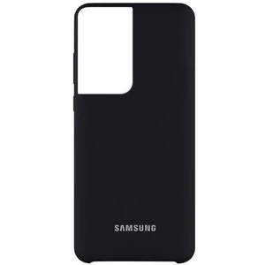 Колір: Чорний - Чохол Silicone Cover (AA) Black для Samsung Galaxy S21 Ultra SM-G998