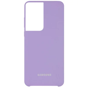 Колір: Фіолетовий - Чохол Silicone Cover (AA) Dasheen для Samsung Galaxy S21 Ultra SM-G998