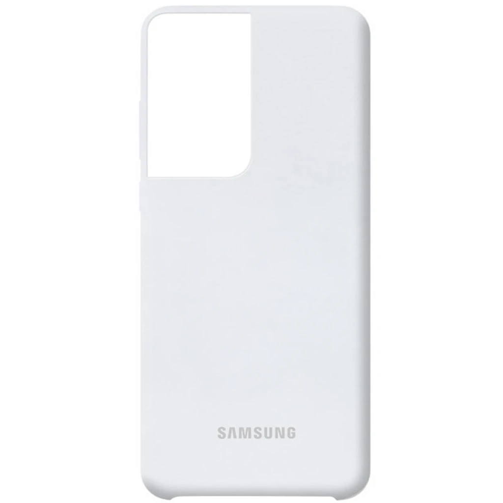 Чехол Silicone Cover (AA) White для Samsung Galaxy S21 Ultra SM-G998