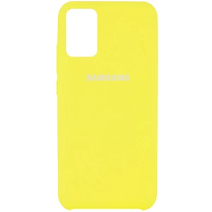 Цвет: Желтый - Чехол Silicone Cover (AAA) Bright Yellow для Samsung Galaxy A32 SM-A325