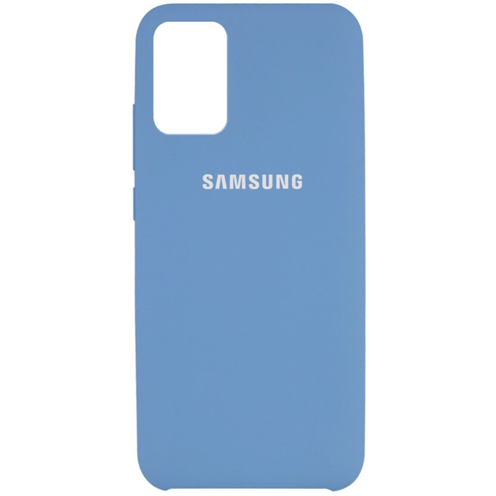 Чохол Silicone Cover (AAA) Denim Blue для Samsung Galaxy A52 SM-A525