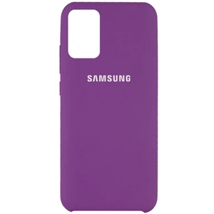 Цвет: Фиолетовый - Чехол Silicone Cover (AAA) Grape для Samsung Galaxy A32 SM-A325