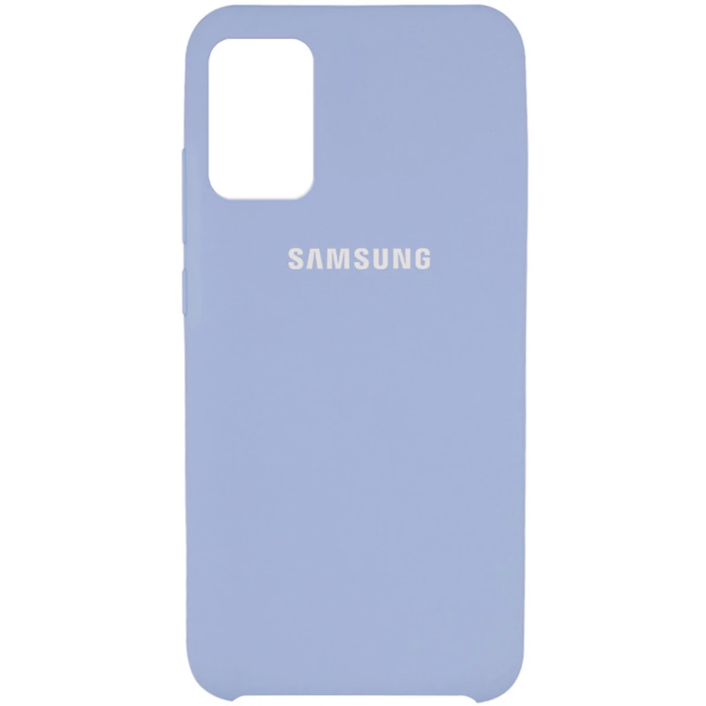 Чехол Silicone Cover (AAA) Lilac Blue для Samsung Galaxy A32 SM-A325
