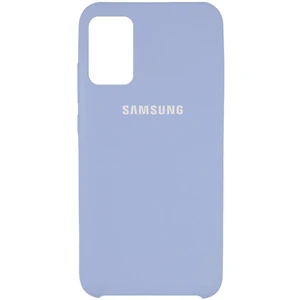 Цвет: Голубой - Чехол Silicone Cover (AAA) Lilac Blue для Samsung Galaxy A32 SM-A325