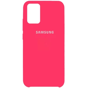 Колір: Рожевий - Чохол Silicone Cover (AAA) Shiny Pink для Samsung Galaxy A52 SM-A525, Samsung Galaxy A52 5G SM-A526, Samsung Galaxy A52s SM-A528