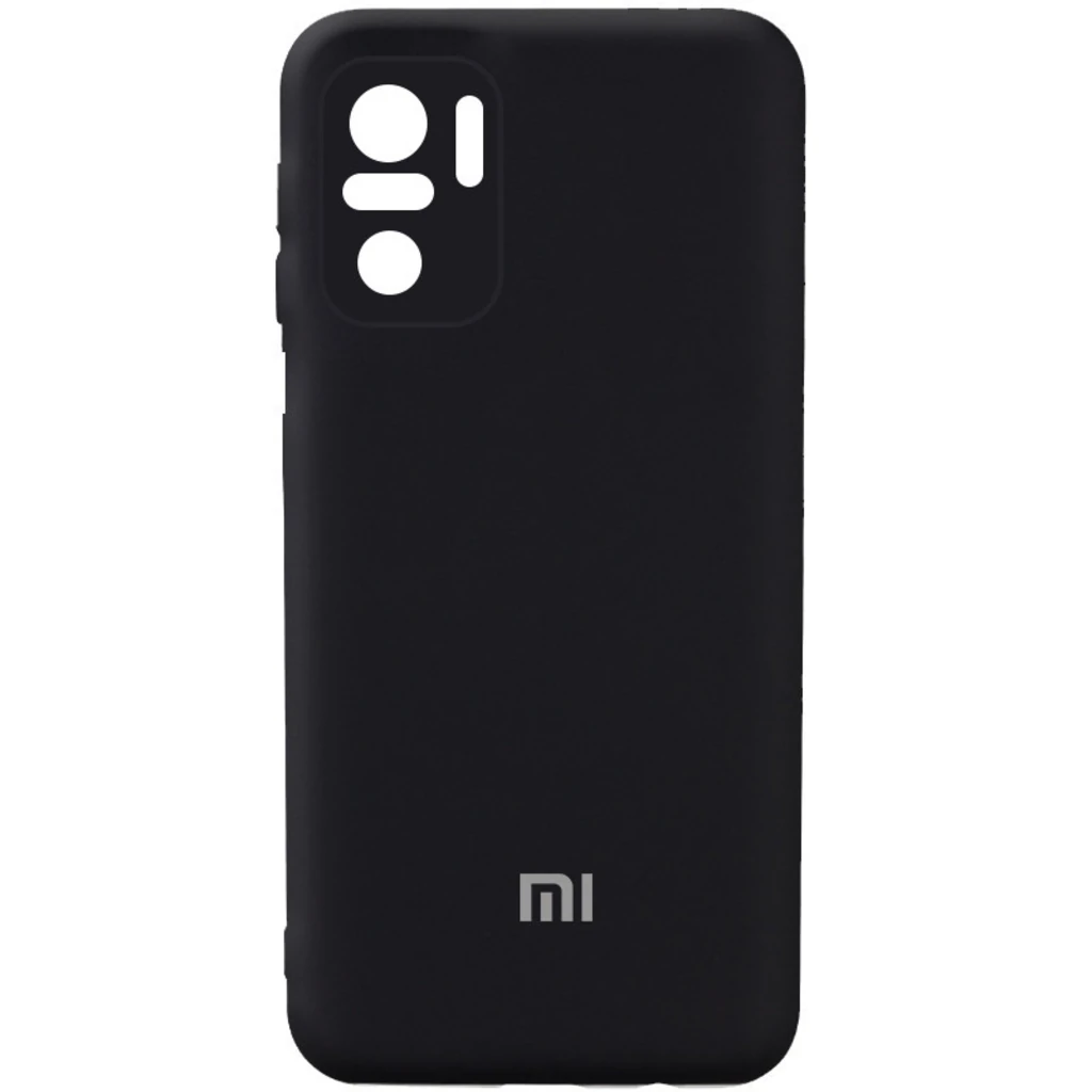 Чехол Xiaomi Redmi Note 10, Xiaomi Redmi Note 10S Silicone Cover Full Camera Black