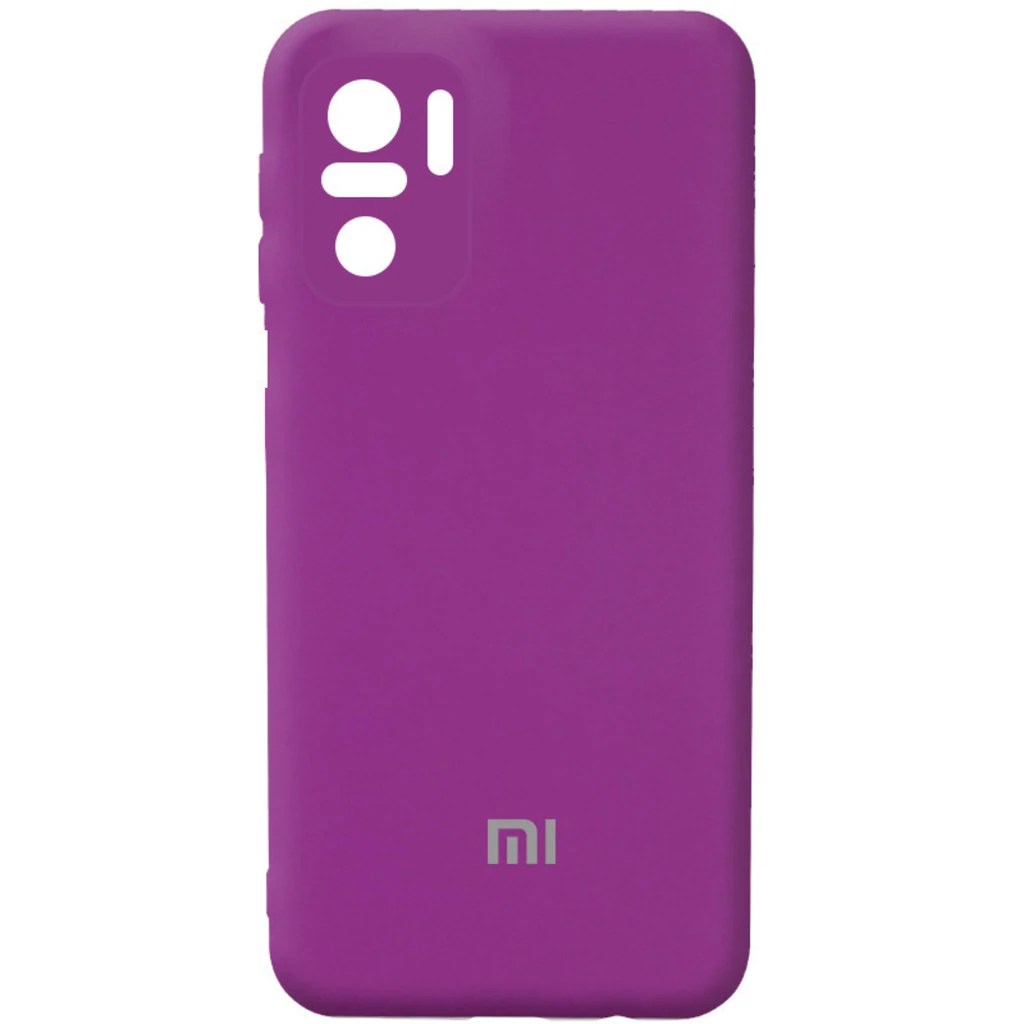 Чехол Xiaomi Redmi Note 10, Xiaomi Redmi Note 10S Silicone Cover Full Camera Grape