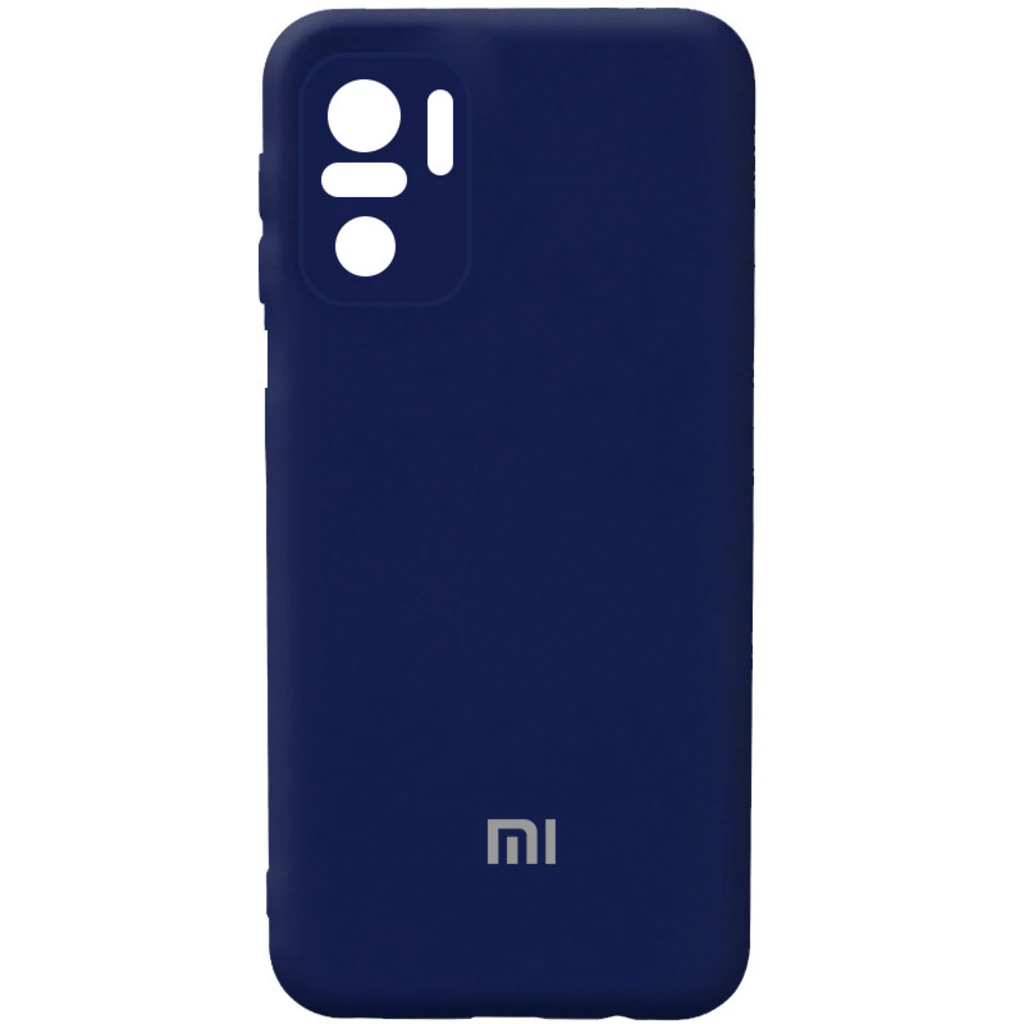 Чехол Xiaomi Redmi Note 10, Xiaomi Redmi Note 10S Silicone Cover Full Camera Midnight Blue
