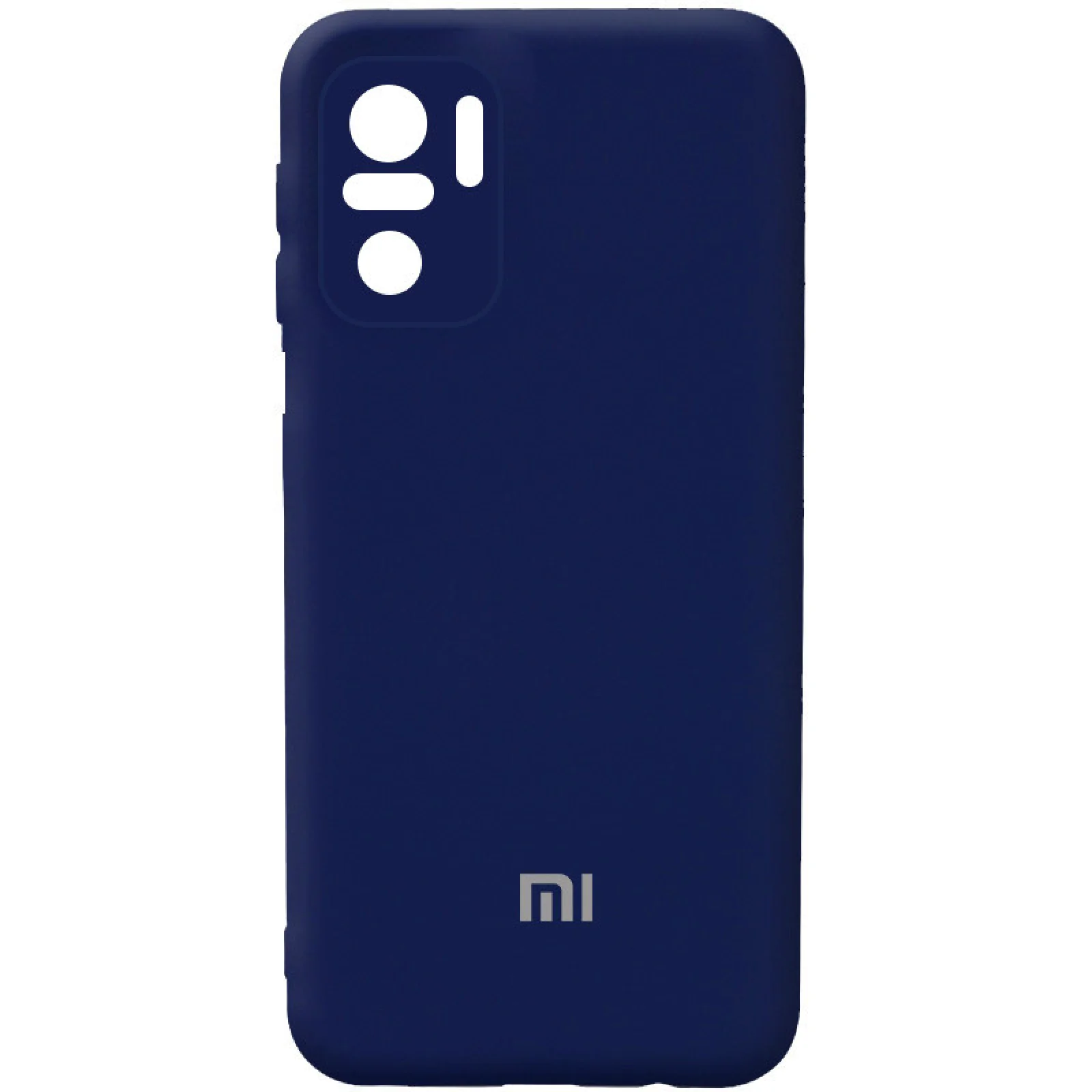 Чохол Xiaomi Redmi Note 10, Xiaomi Redmi Note 10S Silicone Cover Full Camera Midnight Blue