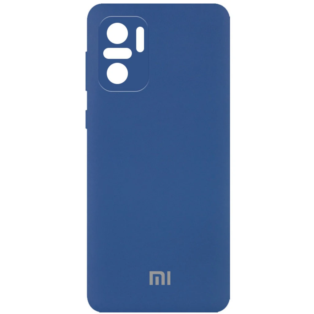 Чохол Xiaomi Redmi Note 10, Xiaomi Redmi Note 10S Silicone Cover Full Camera Navy Blue