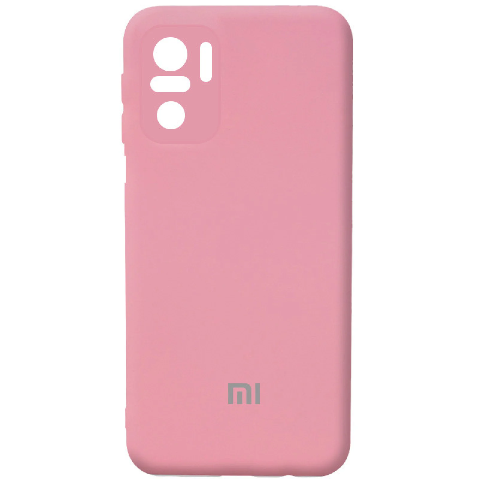 Чохол Xiaomi Redmi Note 10, Xiaomi Redmi Note 10S Silicone Cover Full Camera Pink