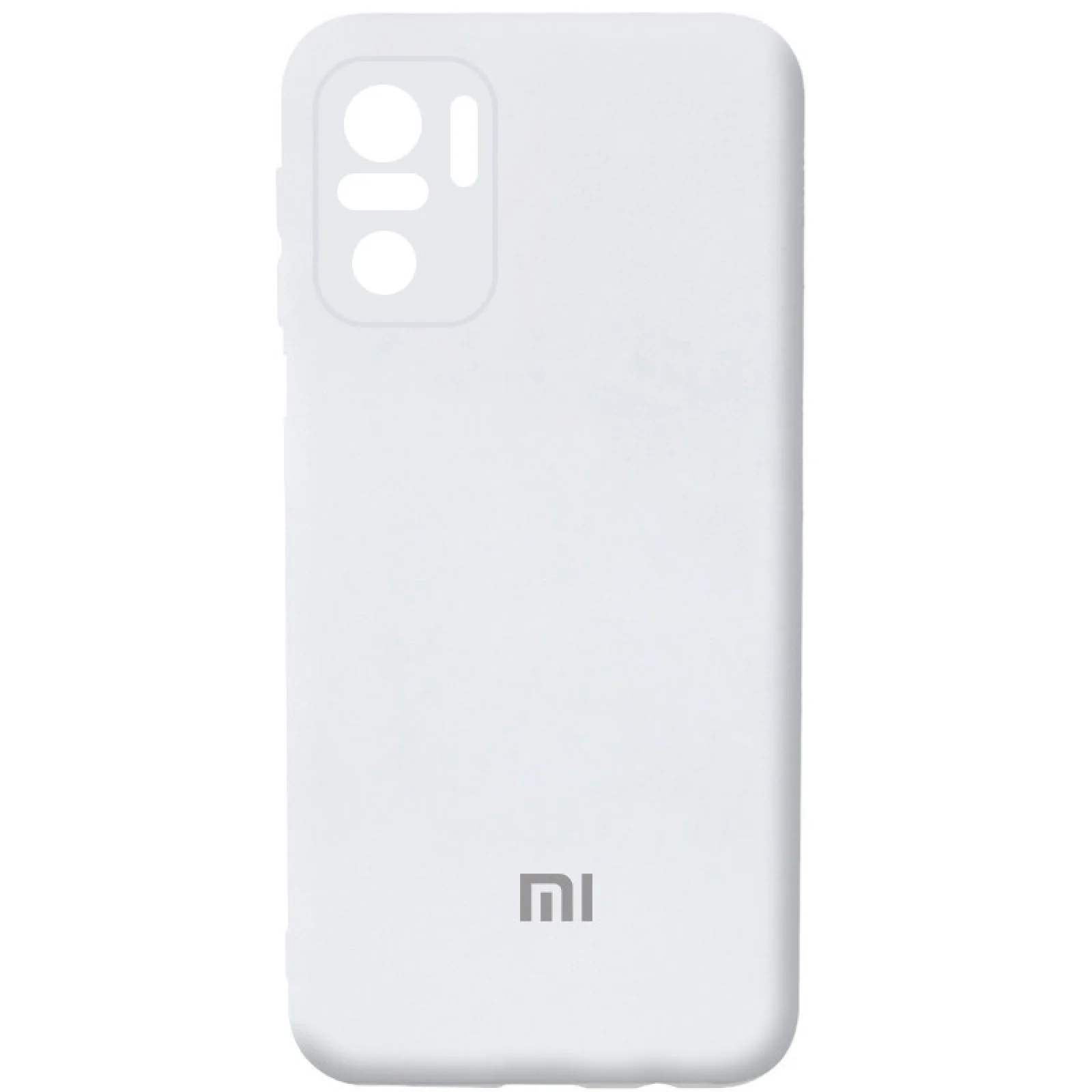 Чохол Xiaomi Redmi Note 10, Xiaomi Redmi Note 10S Silicone Cover Full Camera White