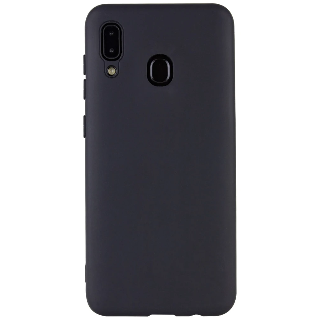 Чехол Samsung Galaxy A30 SM-A305, Samsung Galaxy A20 SM-A205 Silicone Cover with Magnetic Black