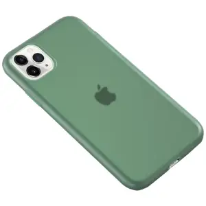 Цвет: Зеленый - Чехол Apple iPhone 11 Silicone Frosted Case Pine Green