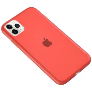Цвет: Красный - Чехол Apple iPhone 11 Silicone Frosted Case Red