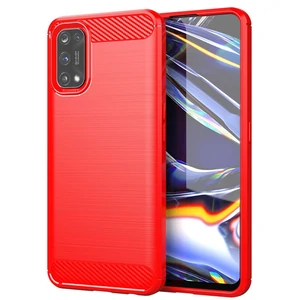 Цвет: Красный - Чехол TPU Slim Series Red для Realme 7 Pro