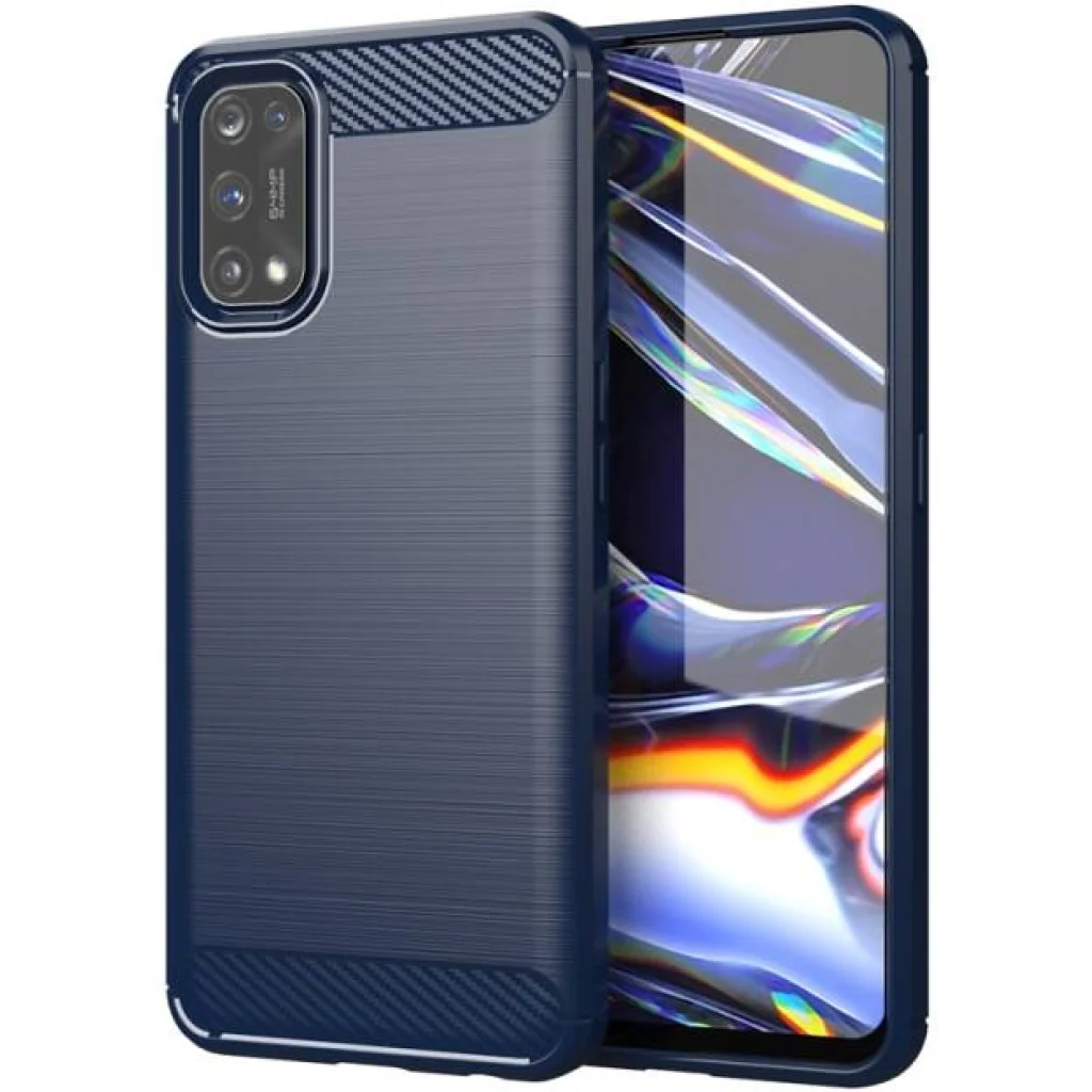 Чехол TPU Slim Series Blue для Realme 7 Pro