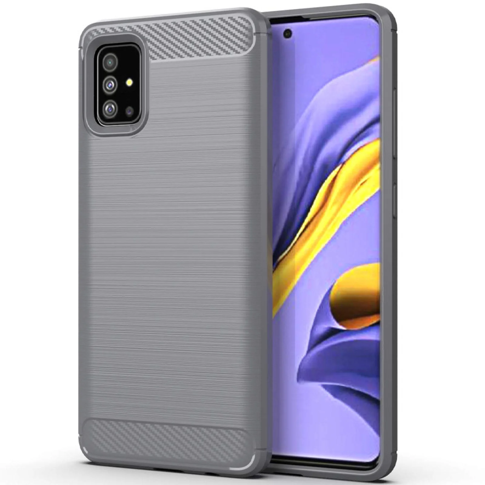 Чохол TPU Slim Series Grey для Samsung Galaxy A51 SM-A515