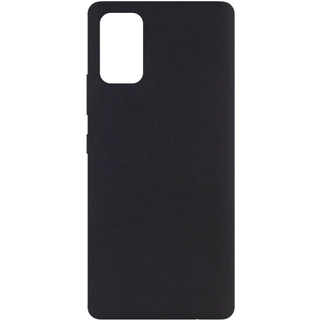 Чохол Soft Silicone Case Black (без лого) для Samsung Galaxy A02s SM-A025