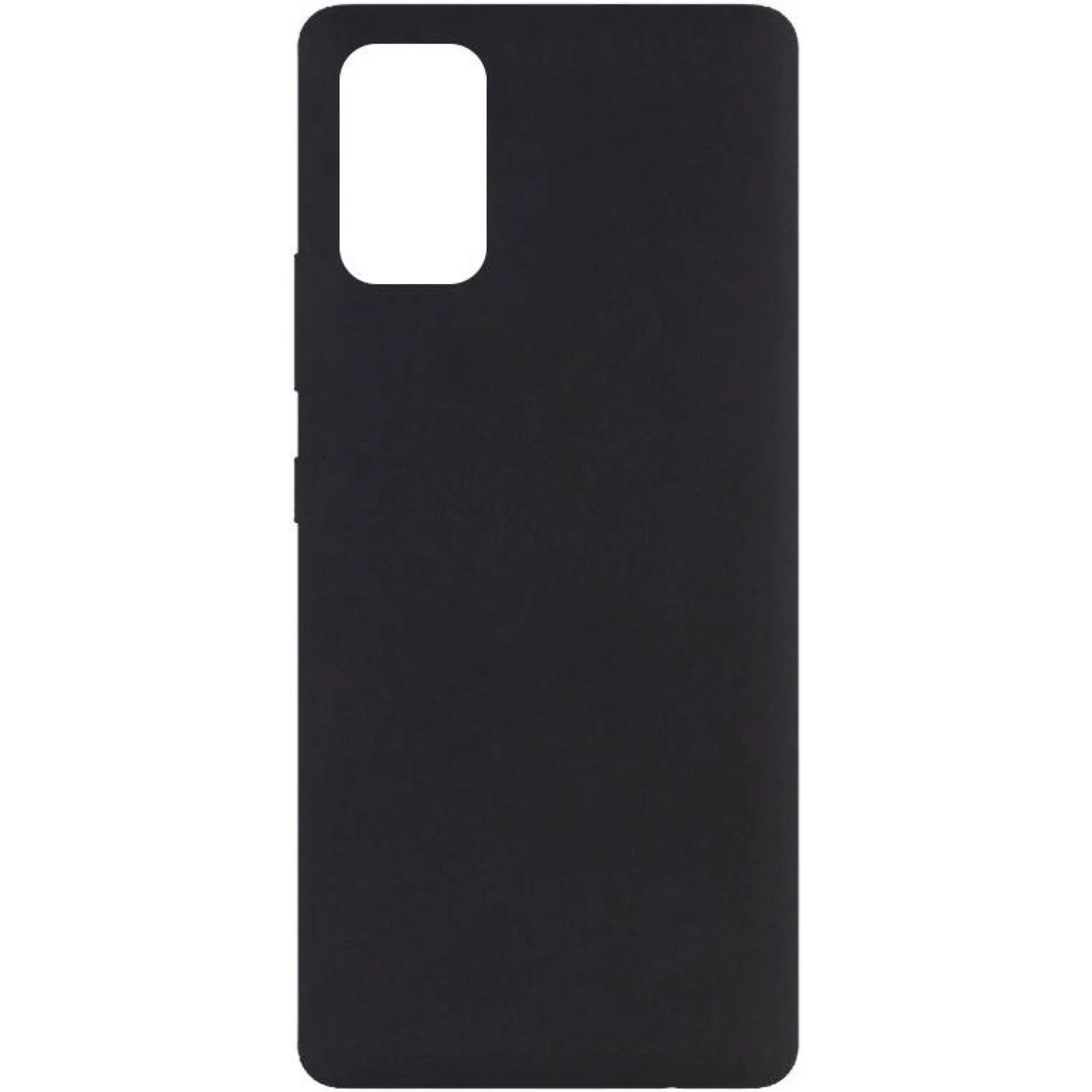 Чехол Soft Silicone Case Black (без лого) для Samsung Galaxy A02s SM-A025