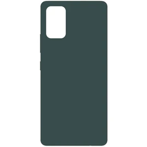 Колір: Зелений - Чохол Soft Silicone Case Dark Green (без лого) для Samsung Galaxy A02s SM-A025