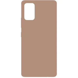 Колір: Рожевий - Чохол Soft Silicone Case Peach (без лого) для Samsung Galaxy A02s SM-A025