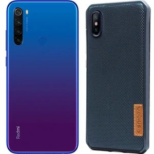 Колір: Сірий - Чохол Xiaomi Redmi Note 8T Spigen Grid Silicone Case Grey