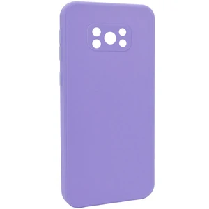 Цвет: Фиолетовый - Чехол TPU Square Full Camera Purple для Xiaomi Poco X3 NFC, Poco X3 Pro