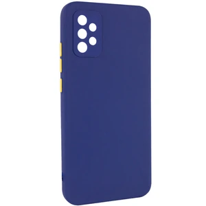 Цвет: Синий - Чехол TPU Square Full Camera Blue для Samsung Galaxy A72 SM-A725