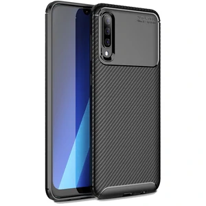 Колір: Чорний - Чохол TOTO TPU Carbon Fiber 1,5mm Case Black для Samsung Galaxy A70 SM-A705