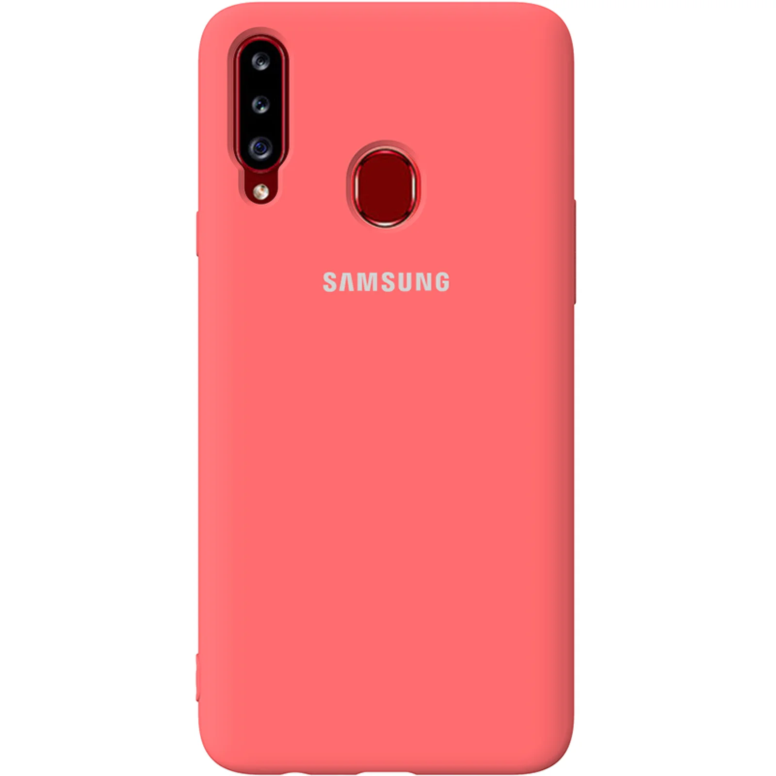 Чохол Samsung Galaxy A20s SM-A207 TOTO Silicone Full Protection Case Peach Pink