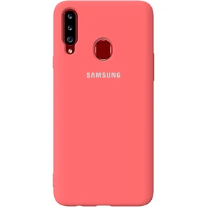 Цвет: Розовый - Чехол Samsung Galaxy A20s SM-A207 TOTO Silicone Full Protection Case Peach Pink