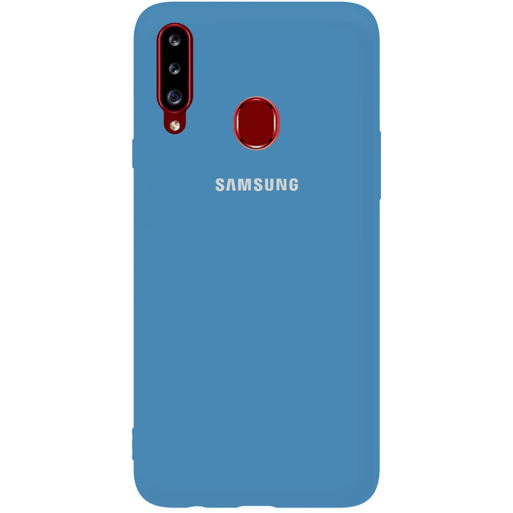 Чехол Samsung Galaxy A20s SM-A207 TOTO Silicone Full Protection Case Navy Blue