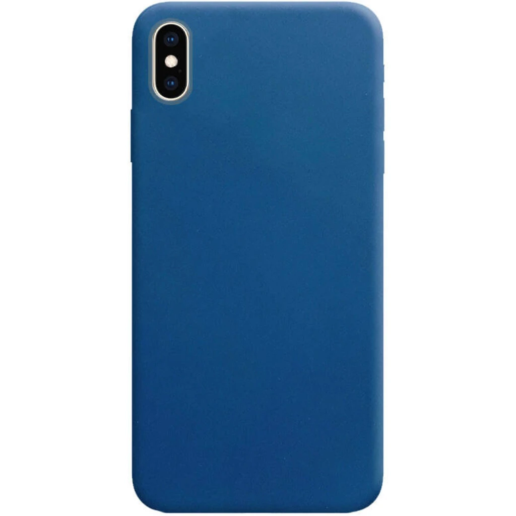 Чехол Apple iPhone XS Max Silicone Case Candy Blue